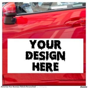 Advertise Your Business Vehicle Personalized Car Magnet