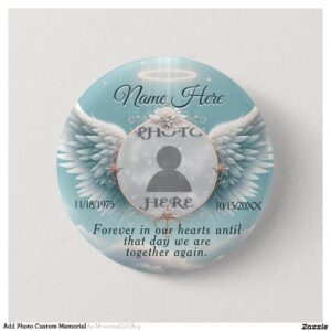 Add Photo Custom Memorial Button