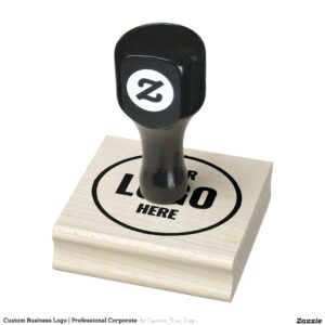 Custom Business Logo Professional Corporate Rubber Stamp