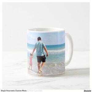 Single Panoramic Custom Photo Coffee Mug