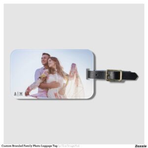 Custom Branded Family Photo Luggage Tag