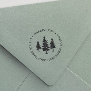 Tall Pines Return Address Self-inking Stamp
