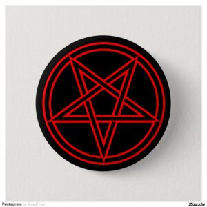 Pentagram Pinback Button