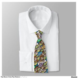 Toy Story Cute Toy Pattern Neck Tie