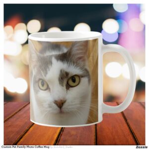 Custom Pet Family Photo Coffee Mug