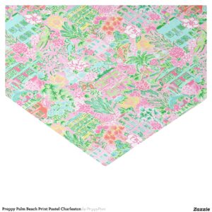 Preppy Palm Beach Print Pastel Charleston Tissue Paper