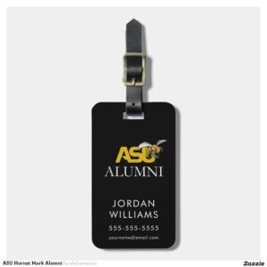 ASU Hornet Mark Alumni Luggage Tag