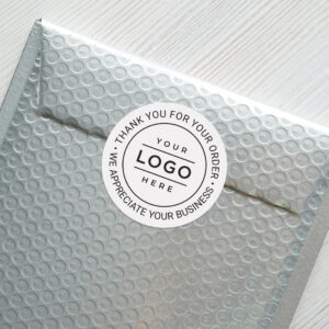 Custom Business Logo Company Branded Thank You Classic Round Sticker