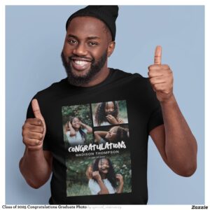 Class of 2025 Congratulations Graduate Photo T-Shirt
