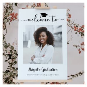 Graduation Party Photo Welcome Sign