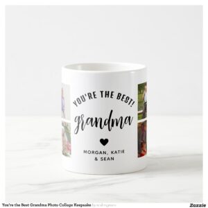 You're the Best Grandma Photo Collage Keepsake Coffee Mug