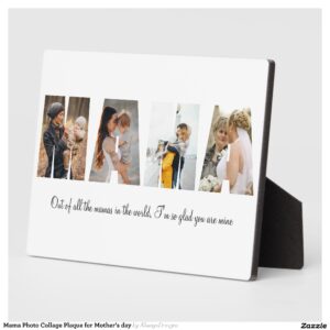 Mama Photo Collage Plaque for Mother's day