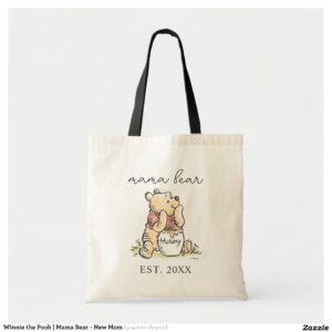 Winnie the Pooh Mama Bear - New Mom Tote Bag