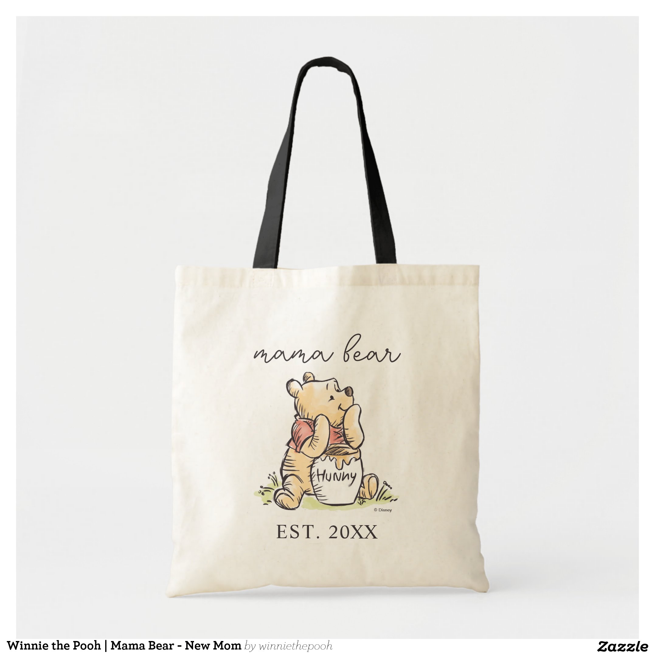 Winnie the Pooh Mama Bear - New Mom Tote Bag