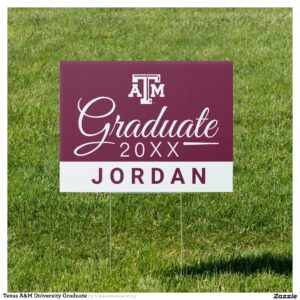 Texas A&M University Graduate Sign