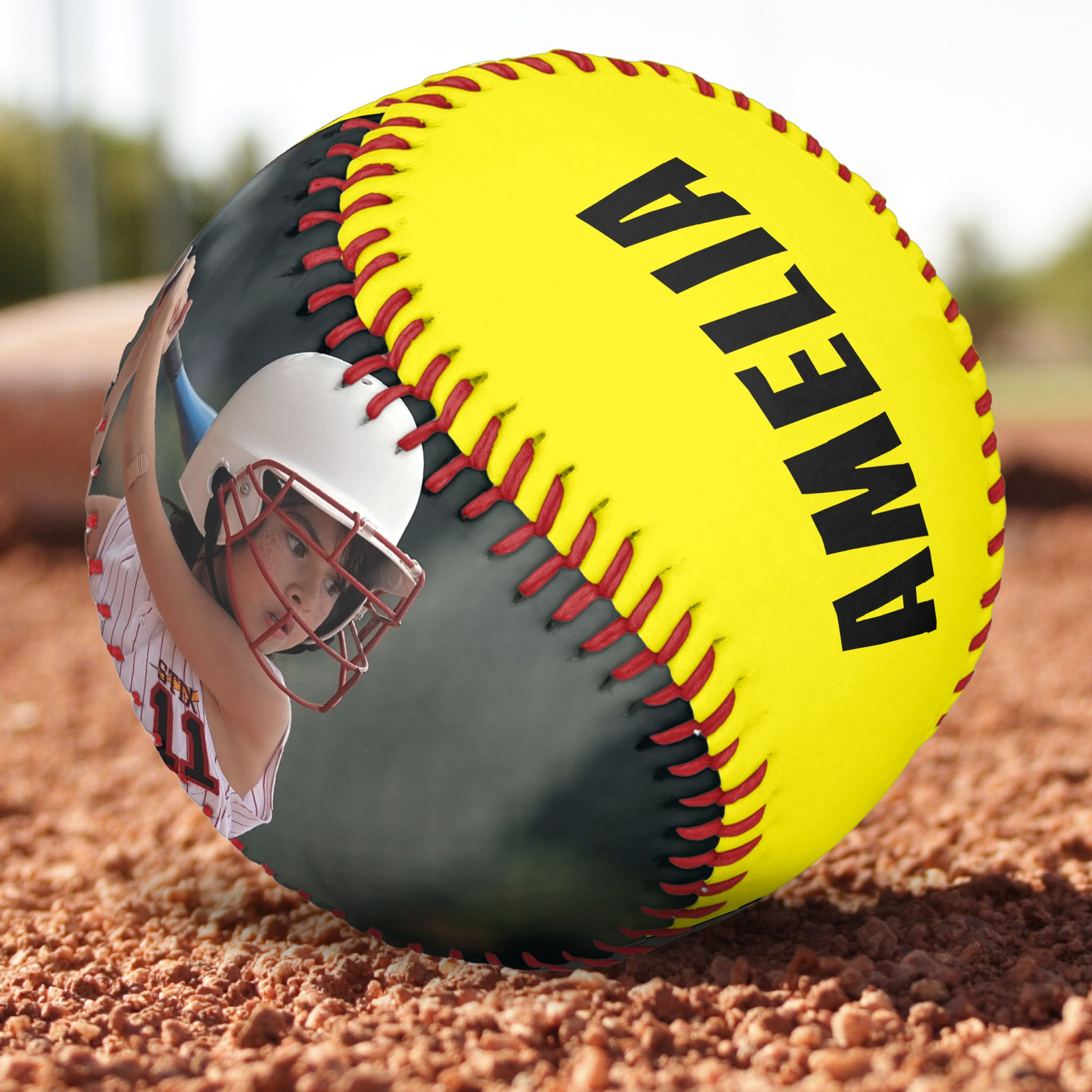 2 Photo Yellow Player Number Team Name Softball