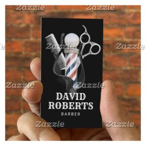 Barber Shop Hair Stylist Professional Barbershop Business Card