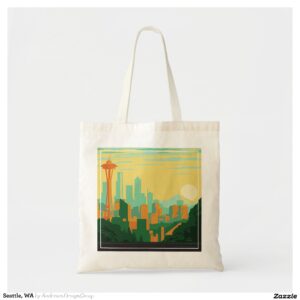 Seattle, WA Tote Bag