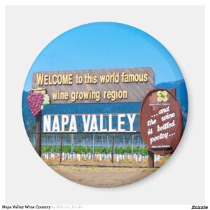 Napa Valley Wine Country Magnet