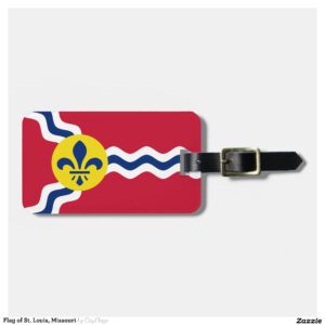 Flag of St. Louis, Missouri Luggage Tag