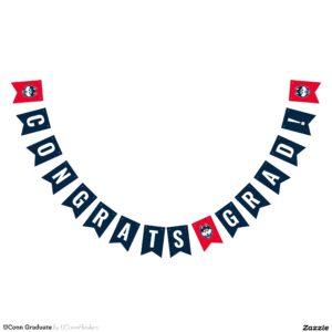 UConn Graduate Bunting Flags