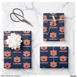 Auburn University Graduate Wrapping Paper Sheets