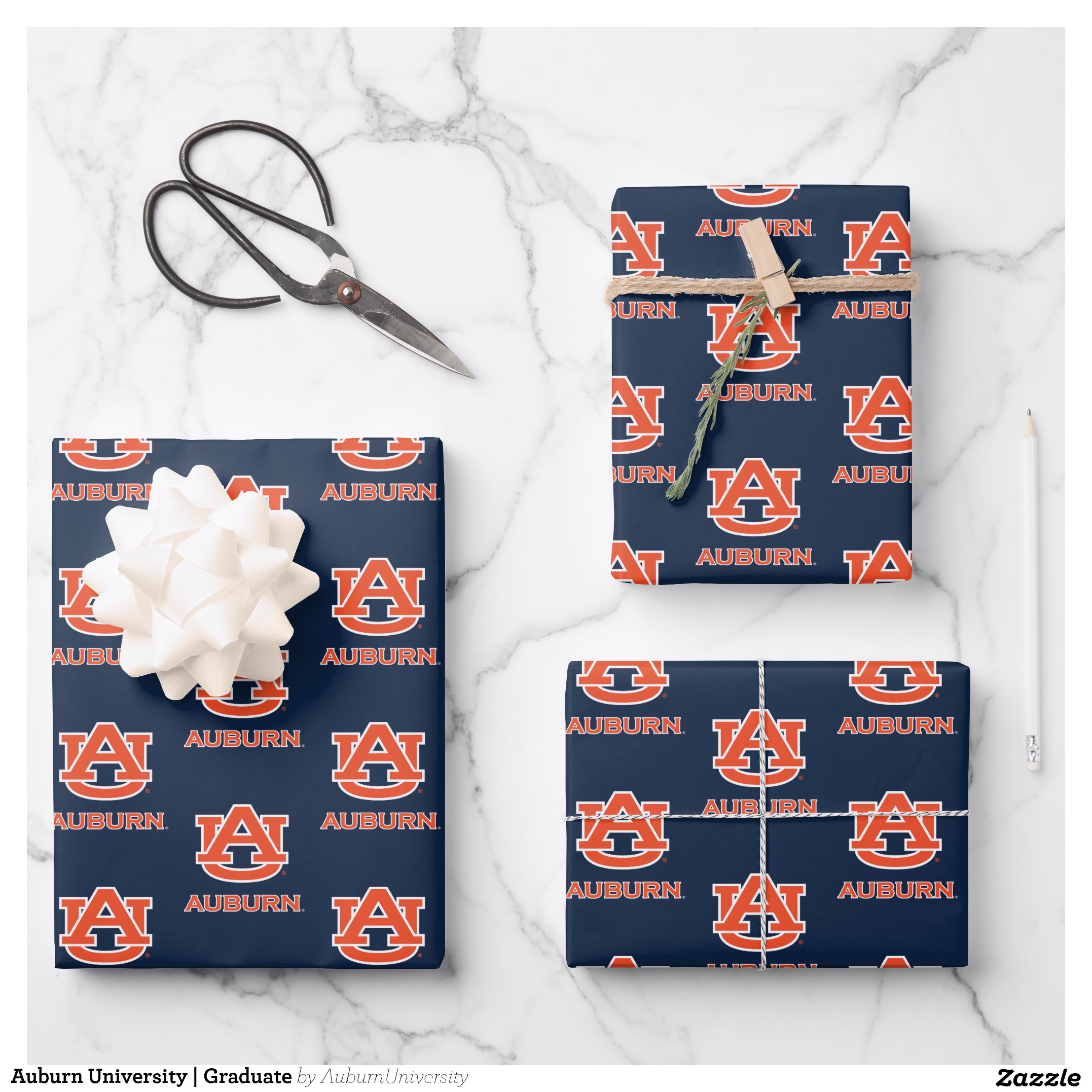 Auburn University Graduate Wrapping Paper Sheets