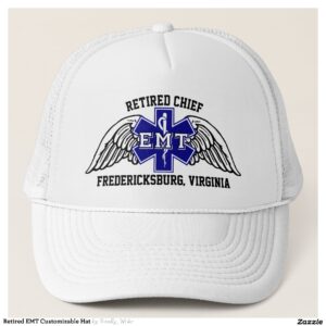 Retired EMT Customizable Hat
