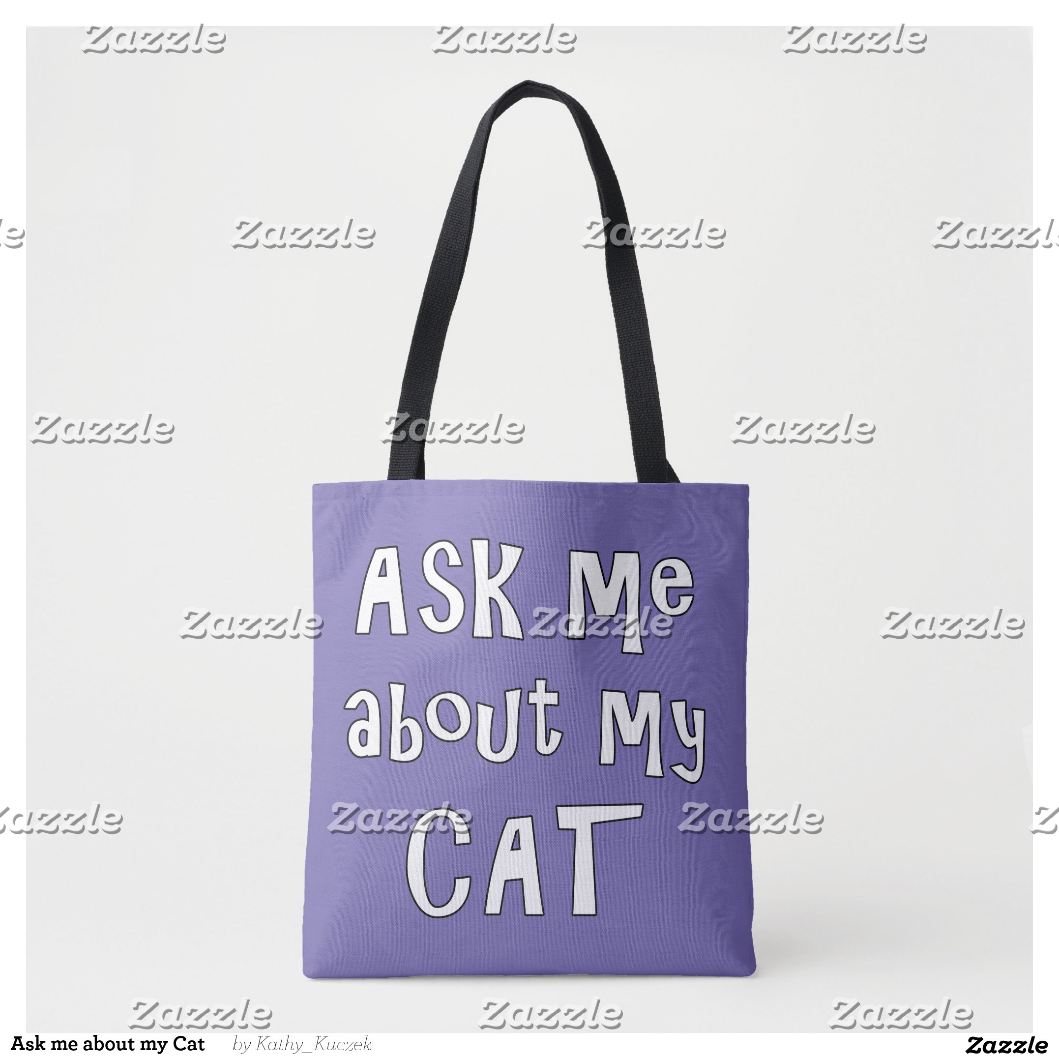 Ask me about my Cat Tote Bag