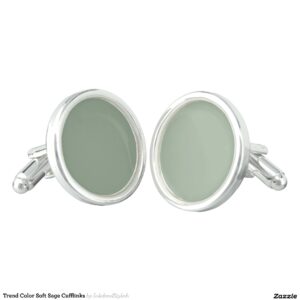 Trend Color Soft Sage Cufflinks