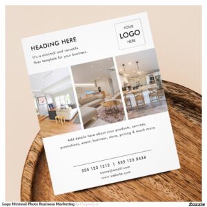 Logo Minimal Photo Business Marketing Flyer